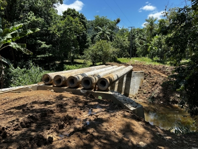 Obras de pontes no bairro Mundo Novo avançam em ritmo acelerado