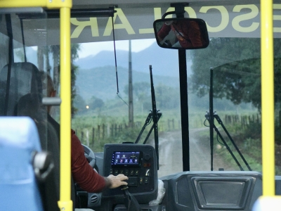 Transporte escolar de Morretes atende mais de 2,5 mil estudantes em 38 localidades