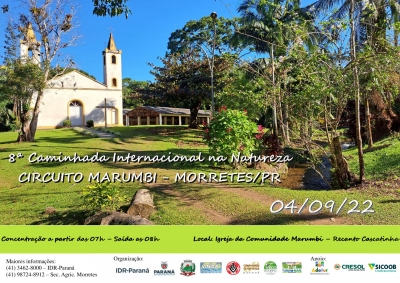 Morretes recebe a 8ª Caminhada Internacional da Natureza, Circuito Marumbi