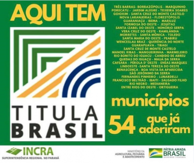 Morretes é o primeiro município litorâneo a aderir o programa Titula Brasil