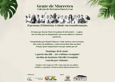 Projeto homenageia 15 personalidades que contribuem para a transformação de Morretes
