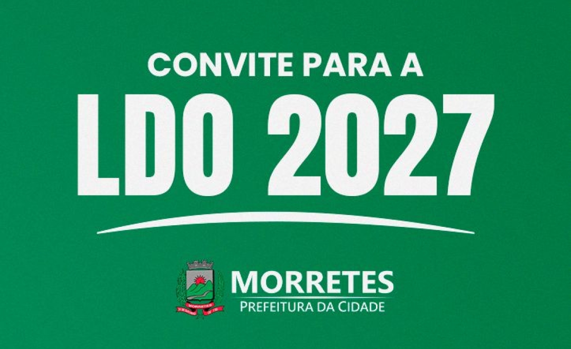 Prefeitura de Morretes abre participação popular para elaboração da LDO 2027