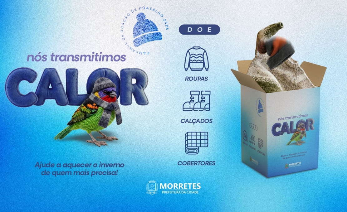 Prefeitura de Morretes inicia Campanha do Agasalho 2026 a partir de 1º de junho