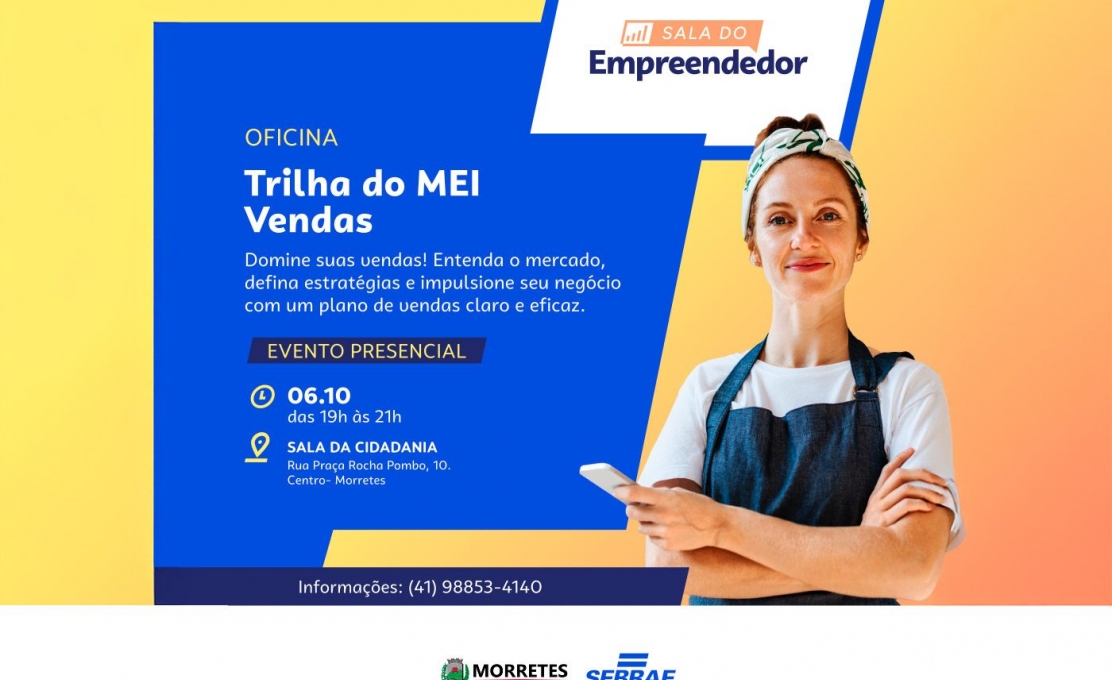 Oficina gratuita Trilha do MEI – Vendas
