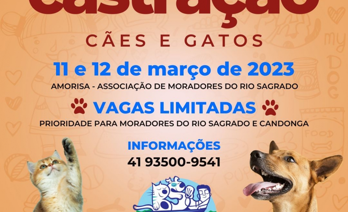 Projeto Barco Saúde única Para Castração de Animais Acontecerá Nos Dias 11 E 12 ...