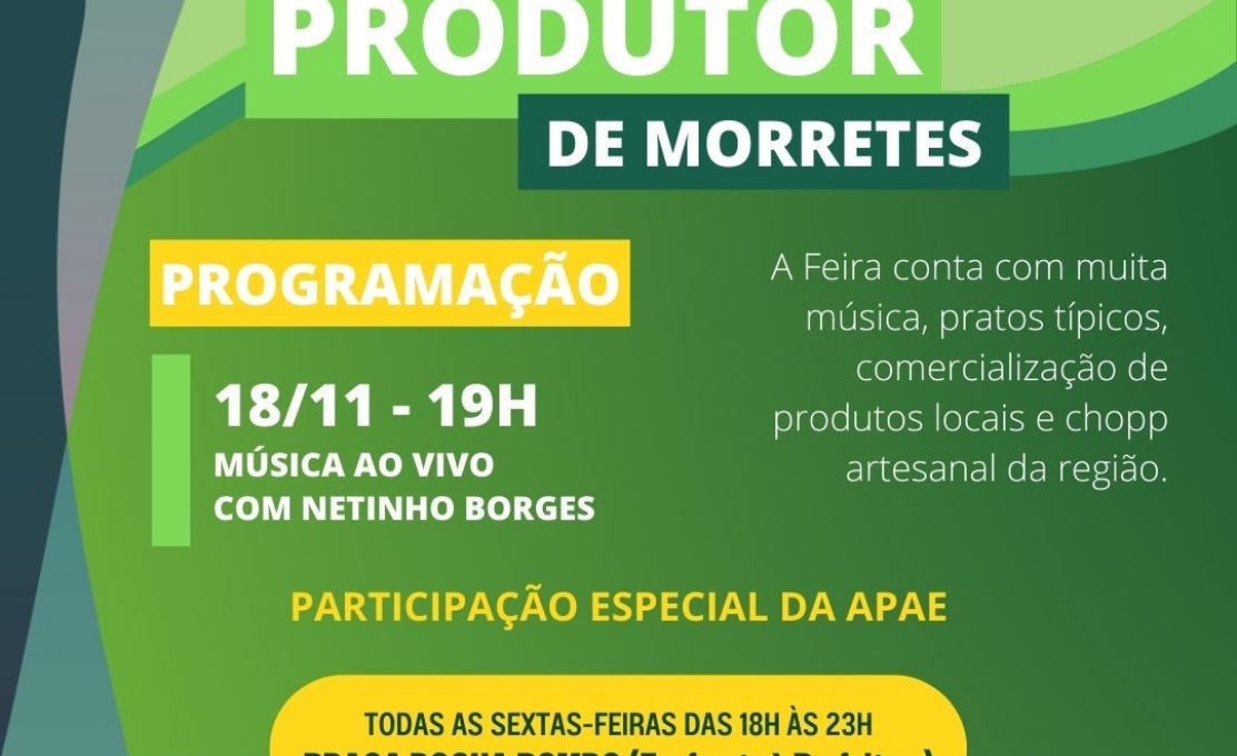 Prefeitura Divulga A Feira do Produtor Que Acontece Toda Sexta-feira Na Praça Rocha ...