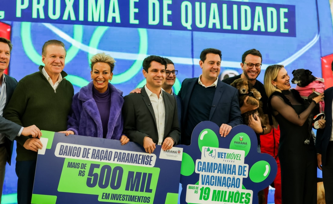 Morretes será contemplada pelo Programa Vet-Móvel Paraná, lançado pelo Governo do Estado