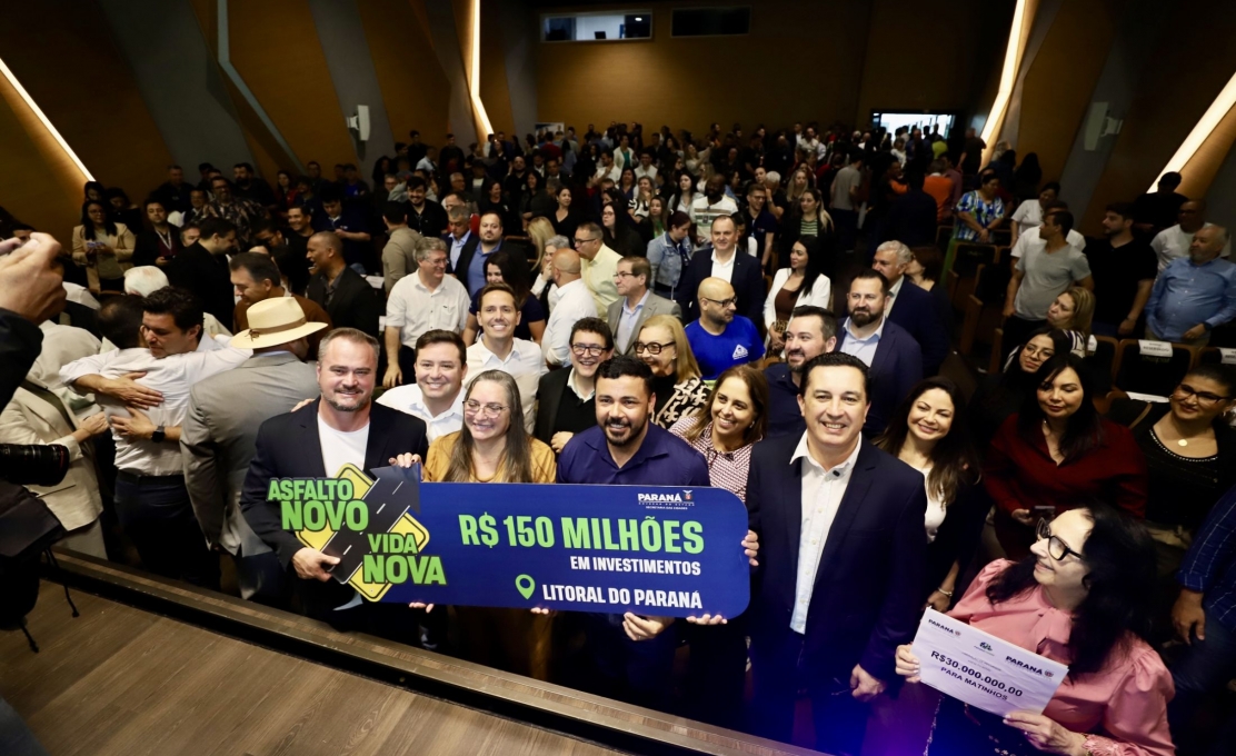 Morretes garante R$ 10 milhões do programa Asfalto Novo, Vida Nova para obras de pav...