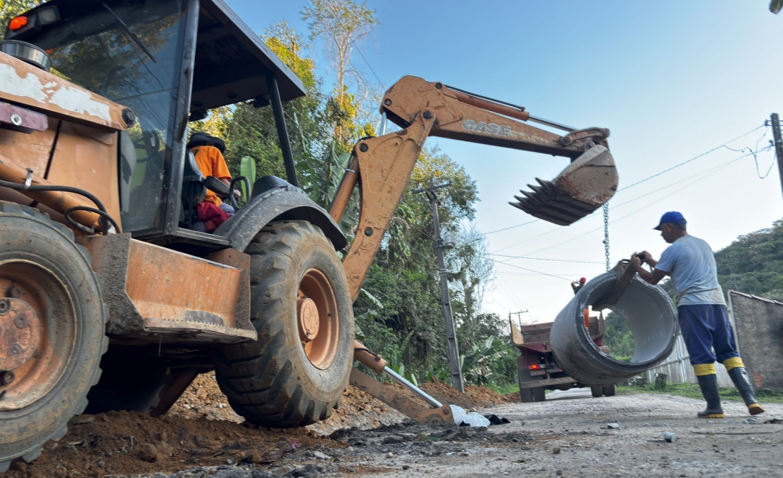 Prefeitura de Morretes intensifica obras de infraestrutura e iluminação em diversas localidades do município