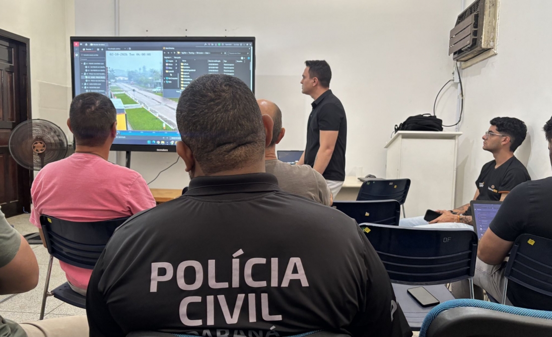 Capacitação qualifica forças de segurança e equipes técnicas para uso do sistema de monitoramento em Morretes