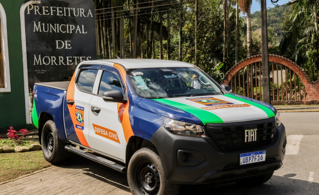 Morretes reforça estrutura da Defesa Civil com nova caminhonete 4x4