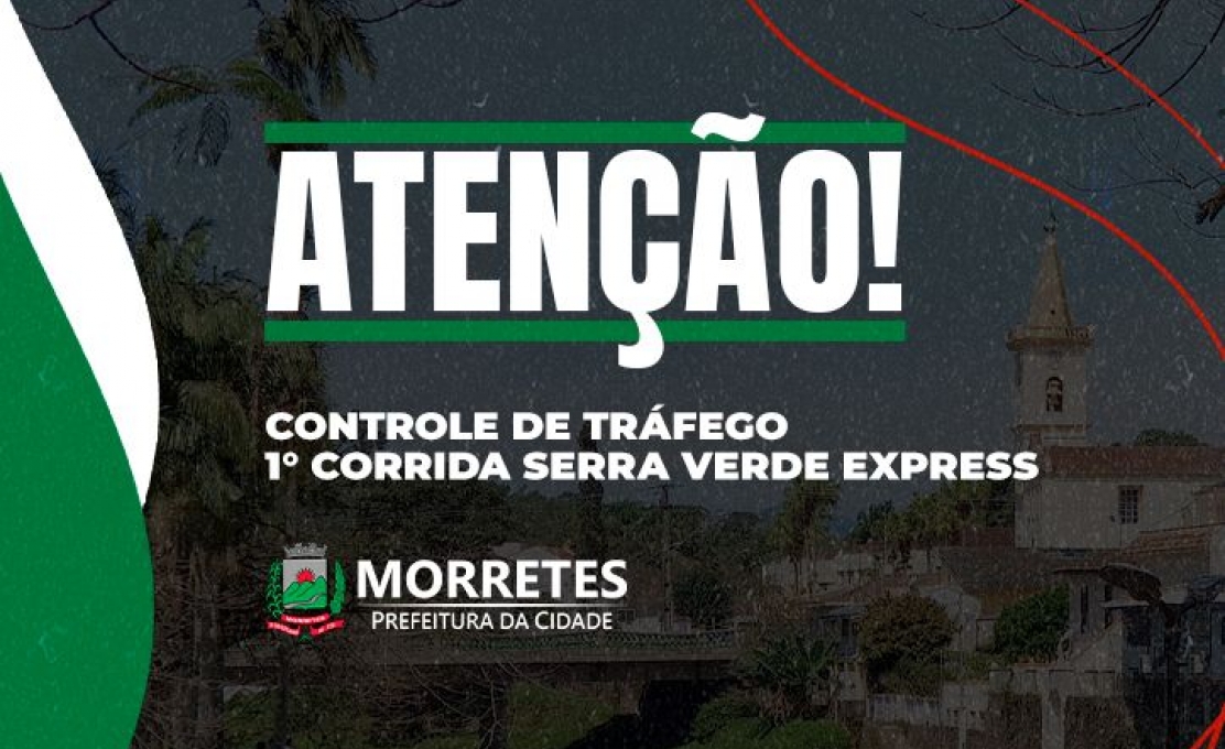 Alterações no trânsito para a 1ª Corrida Serra Verde Express neste sábado em Morretes