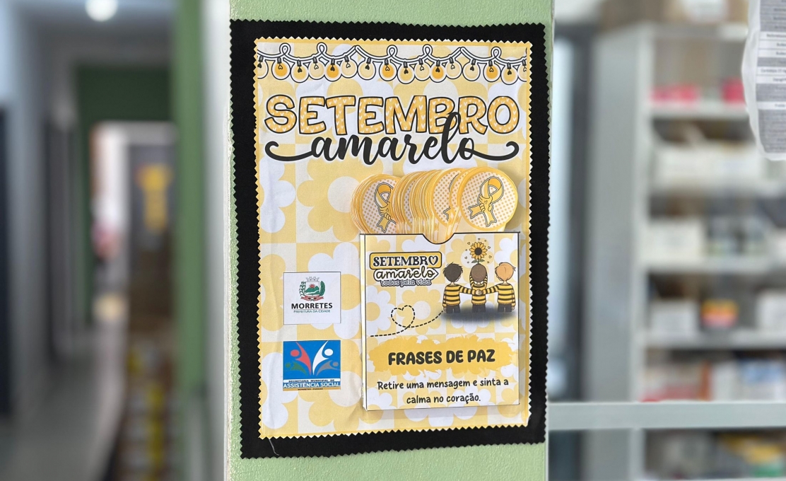 Secretaria de Assistência Social encerra ações de conscientização do Setembro Amarelo em Morretes