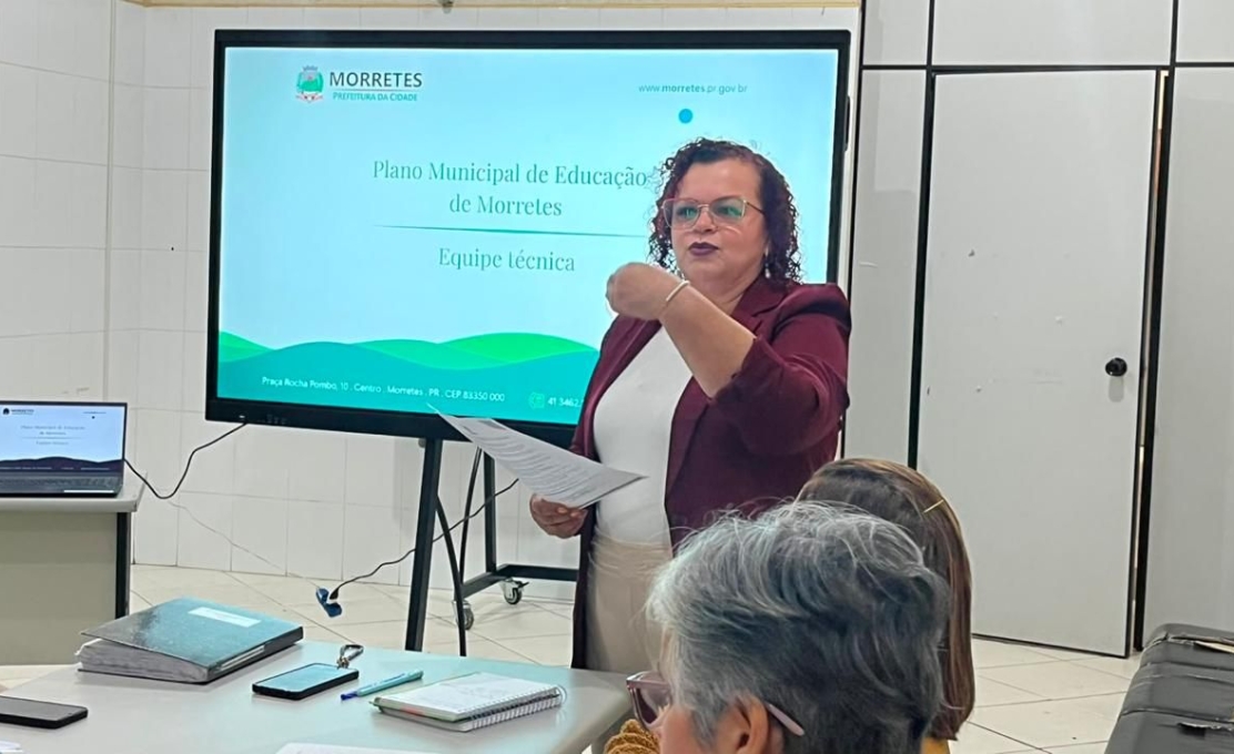 Prefeitura de Morretes inicia atualização do Plano Municipal de Educação com primeira reunião da Comissão Permanente
