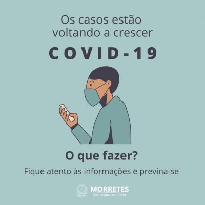 Ministério da saúde alerta a população para o aumento de casos no brasil e reforça os cuidados contra a Covid-19