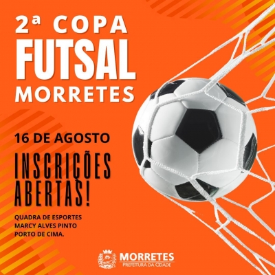 Prefeitura de Morretes promove a 2ª Copa de Futsal Morretes