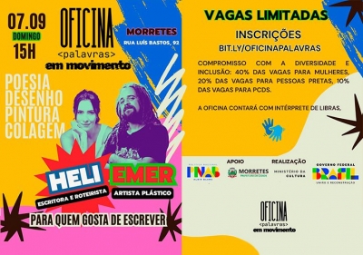 Oficina “Palavras em Movimento” promove criação coletiva e poesia em Morretes