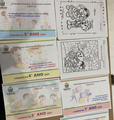 Secretaria Municipal de Educação informa entrega dos materiais didáticos nas Escolas Municipais 