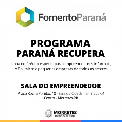 Fomento Paraná libera linha de crédito especial para empreendedores afetados pelas chuvas
