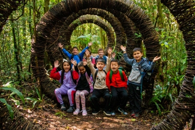 Estudantes da rede municipal de Morretes visitam Ekoa Park em atividade de educação sustentável