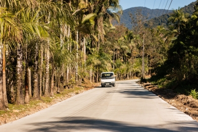 Obras na Estrada da América chegam a 56% de execução e seguem em ritmo acelerado