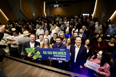 Morretes garante R$ 10 milhões do programa Asfalto Novo, Vida Nova para obras de pavimentação