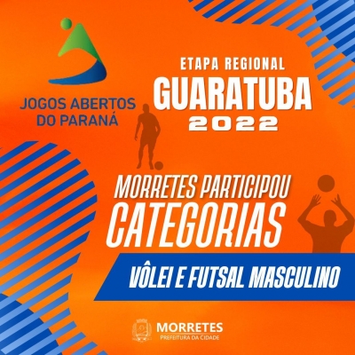Atletas de Morretes participam do 64º Jogos Abertos do Paraná 