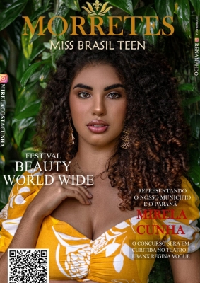 A Miss Mirela Costa representará o município de Morretes no Concurso Nacional Miss Teen Brasil