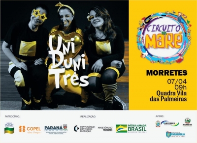 Circuito Maré passa por Morretes e se apresenta na Quadra da Vila das Palmeiras 
