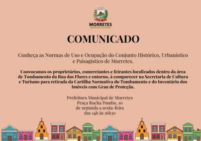 As normas de uso e ocupação do conjunto histórico, urbanístico e paisagístico estão disponíveis da Casa Rocha Pombo