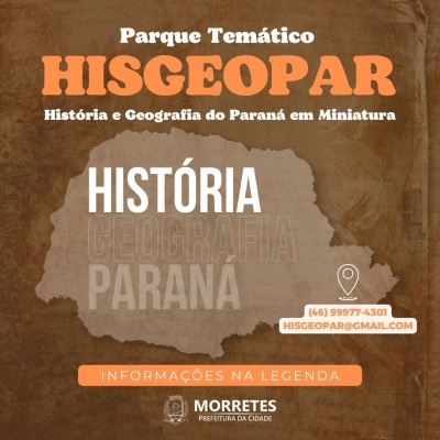 Parque temático em Morretes conta a história e a geografia do Paraná