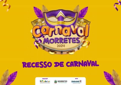 Devido ao recesso de carnaval a prefeitura voltará ao expediente normal no dia 15 de fevereiro