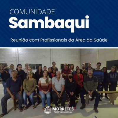 Comunidade do Sambaqui recebe a S M S A para debater as demandas da região no âmbito da saúde pública