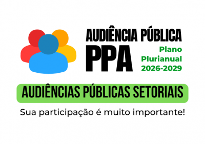 Prefeitura de Morretes convida população para as Audiências Públicas Setoriais do PPA 2026-2029