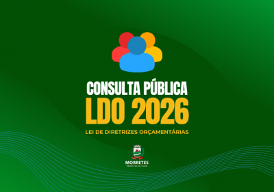 Participe da Consulta Pública da Lei de Diretrizes Orçamentárias LDO 2026