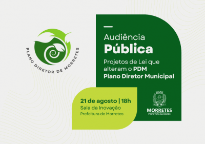 Audiência Pública discute projetos de lei que alteram o Plano Diretor Municipal de Morretes