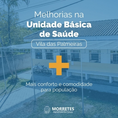 U B S da Vila das Palmeiras recebe novo toldo instalado na última semana