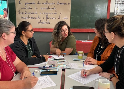 Professores da rede municipal participam de Formação Continuada com foco nas Avaliações Externas