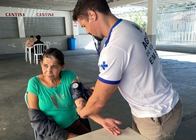 Prefeitura leva saúde e acolhimento na Comunidade do Rio Sagrado com o Programa Saúde na Praça