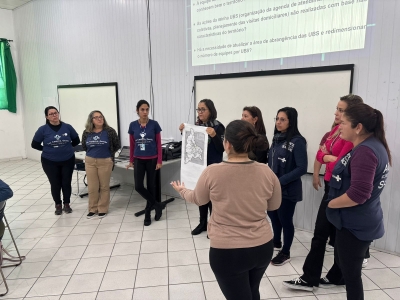 Reunião com Agentes Comunitárias de Saúde inicia planejamento da territorialização em Morretes