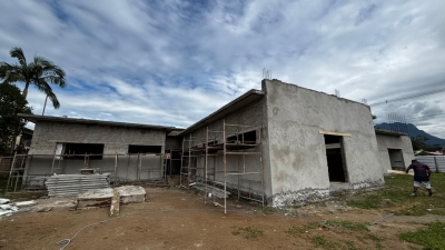 Prefeitura de Morretes avança com a construção da UBS da Vila Santo Antônio, que se aproxima de 60% de conclusão